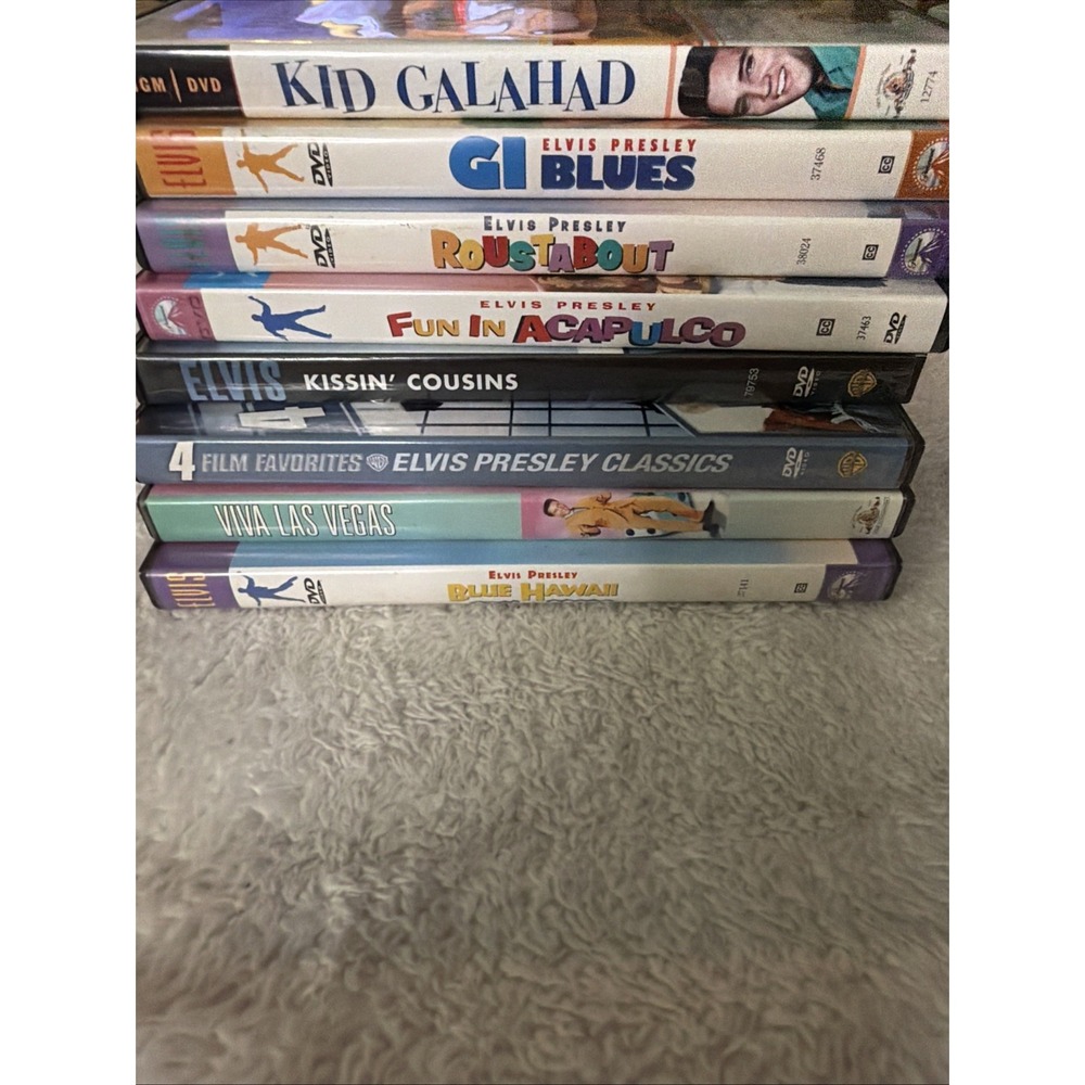 Elvis Presley DVD Movies Lot Of 11 Kissin Cousins Blue Hawaii Roustabout